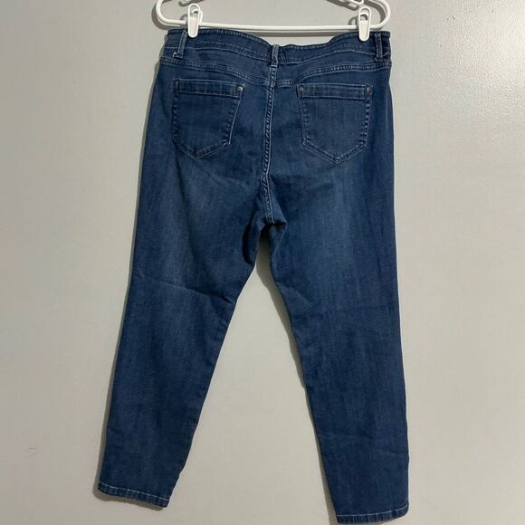 J. Jill authentic fit slim ankle jeans size 14P - Picture 4 of 7